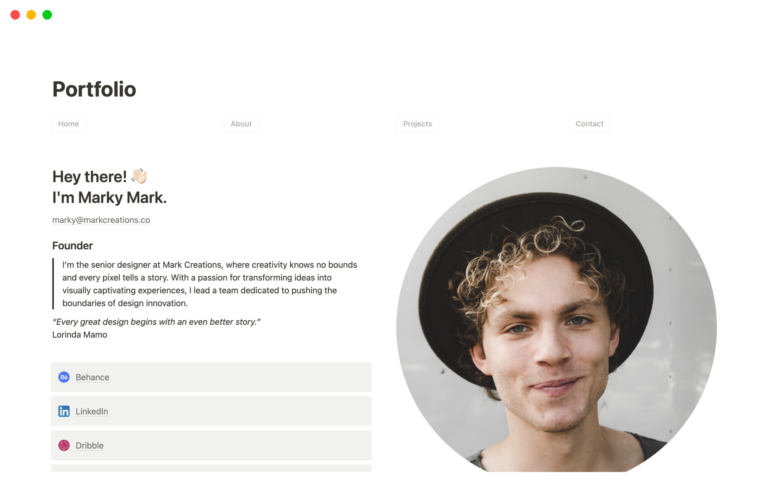 Online Portfolio